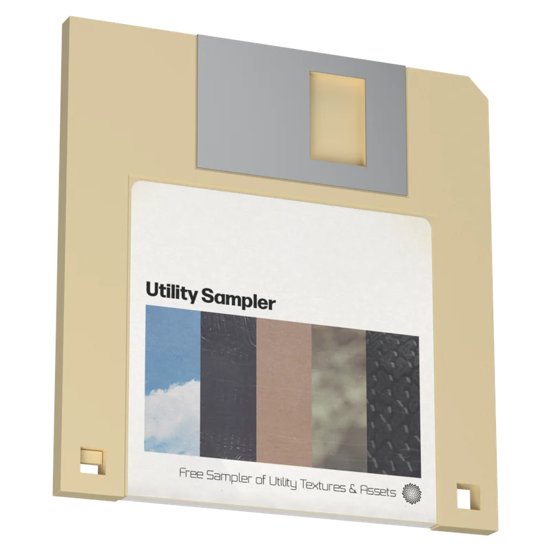 Utility Sampler floppy disk cover