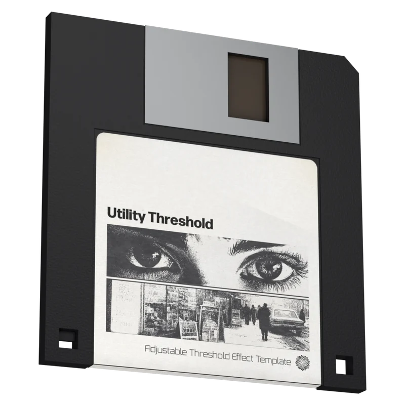 Utility Threshold floppy disk cover